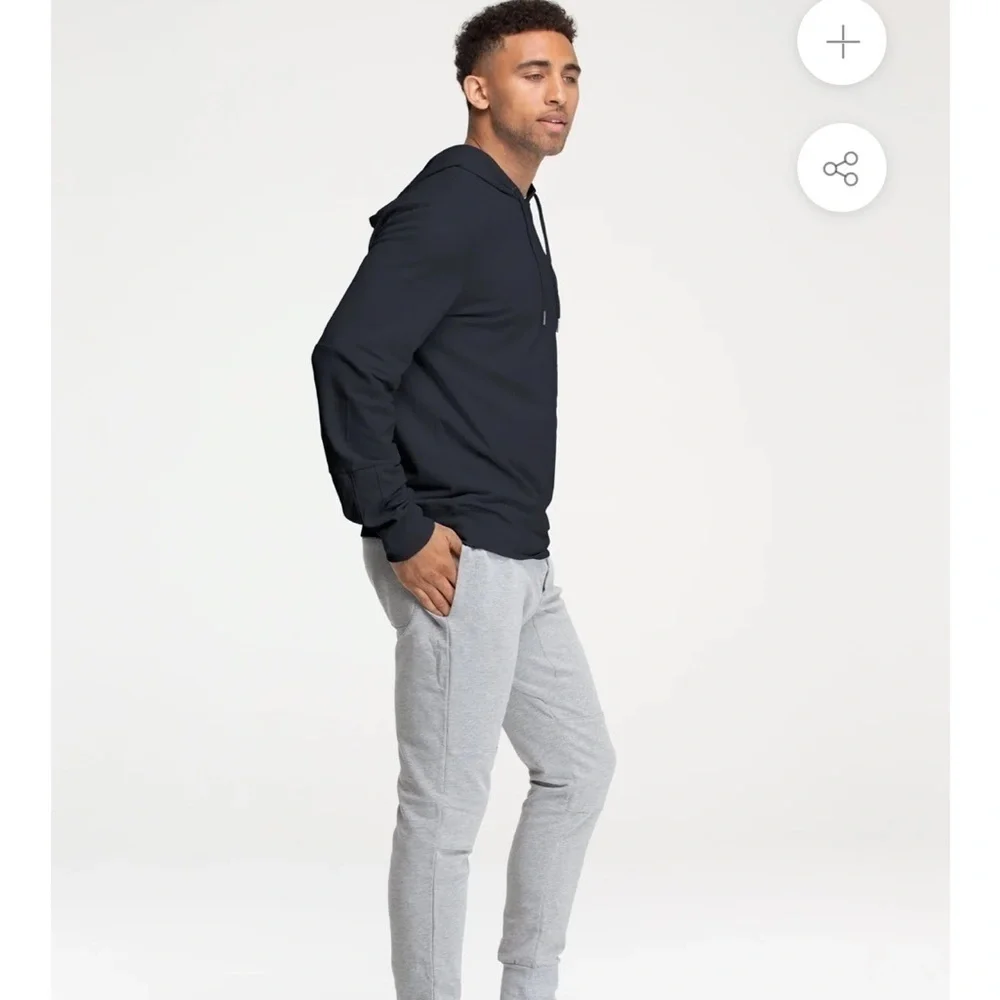 Swet Tailor Navy Lightweight Swet Hoodie Men’s Sweatshirt